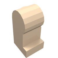 3816 - Leg, Right - Light Nougat
