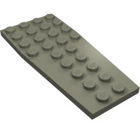 2413 - Wedge Plate 4 x 9 without Stud Notches - Dark Gray