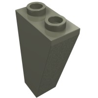 2449 - Slope Inverted 75Â° 2 x 1 x 3 - Dark Gray