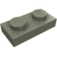 3023 - Plate 1 x 2 - Dark Gray