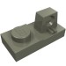 30383 - Dark Gray - Hinge Plate 1 x 2 Locking with 1 Finger On Top
