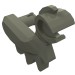 6127 - Animal / Creature Body Part, Dinosaur / Dragon Arm, Right - Dark Gray