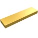 2431 - Tile 1 x 4 with Groove - Metallic Gold