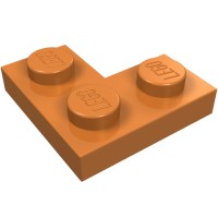 2420 - Plate 2 x 2 Corner - Medium Nougat