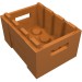 30150 - Medium Nougat - Box / Crate with Handholds  3 x 4 x 1 2/3