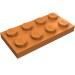 3020 - Plate 2 x 4 - Medium Nougat