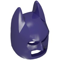 10113 - Mask, Batman Cowl [Plain] - Dark Purple