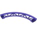 25061 - Vehicle Track, Roller Coaster, Curve - Dark Purple