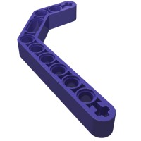 32009 - Technic Beam 1 x 11.5 Double Bent Thick - Dark Purple